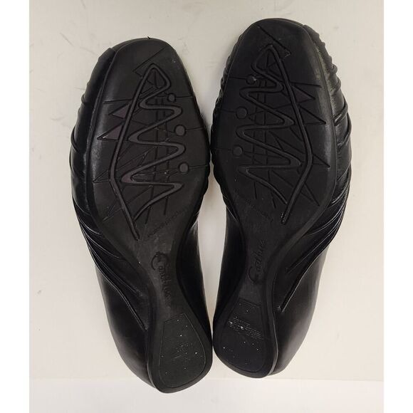 EARTHIES VANYA PEWTER LEATHER FLATS LOAFERS SLIP ONS DRESS SHOES WOMENS SIZE 5B - Picture 5 of 8